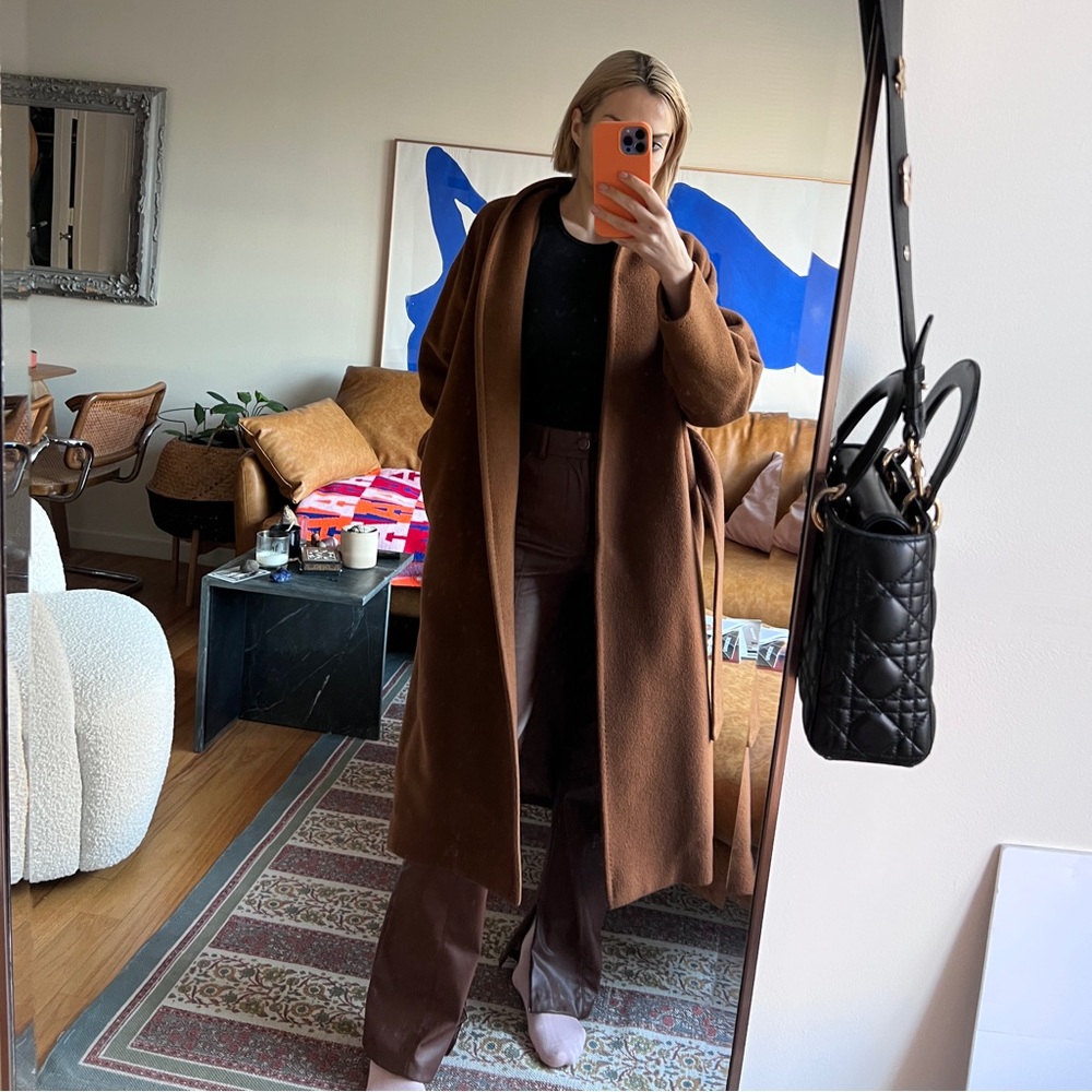 Wilfred Aritzia Long Wool Coat